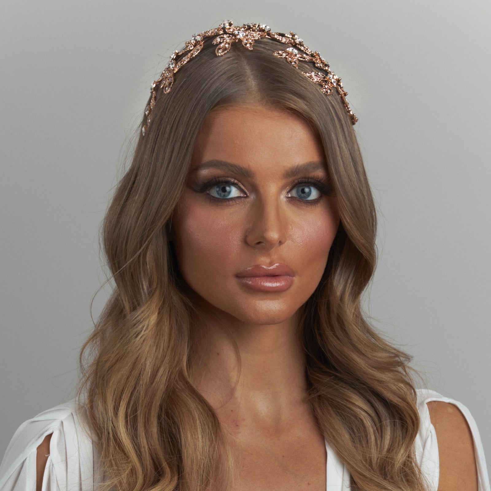 Austeria Bridal Flat Headpiece Hair Accessories - Headpieces
