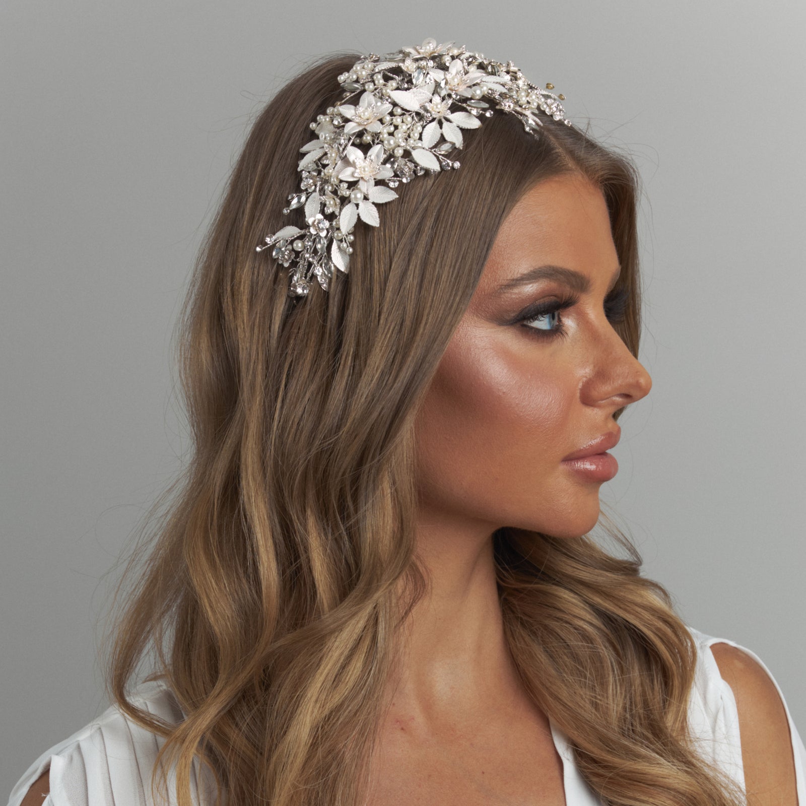 Eleanor Bridal Headpiece Hair Accessories - Headpieces