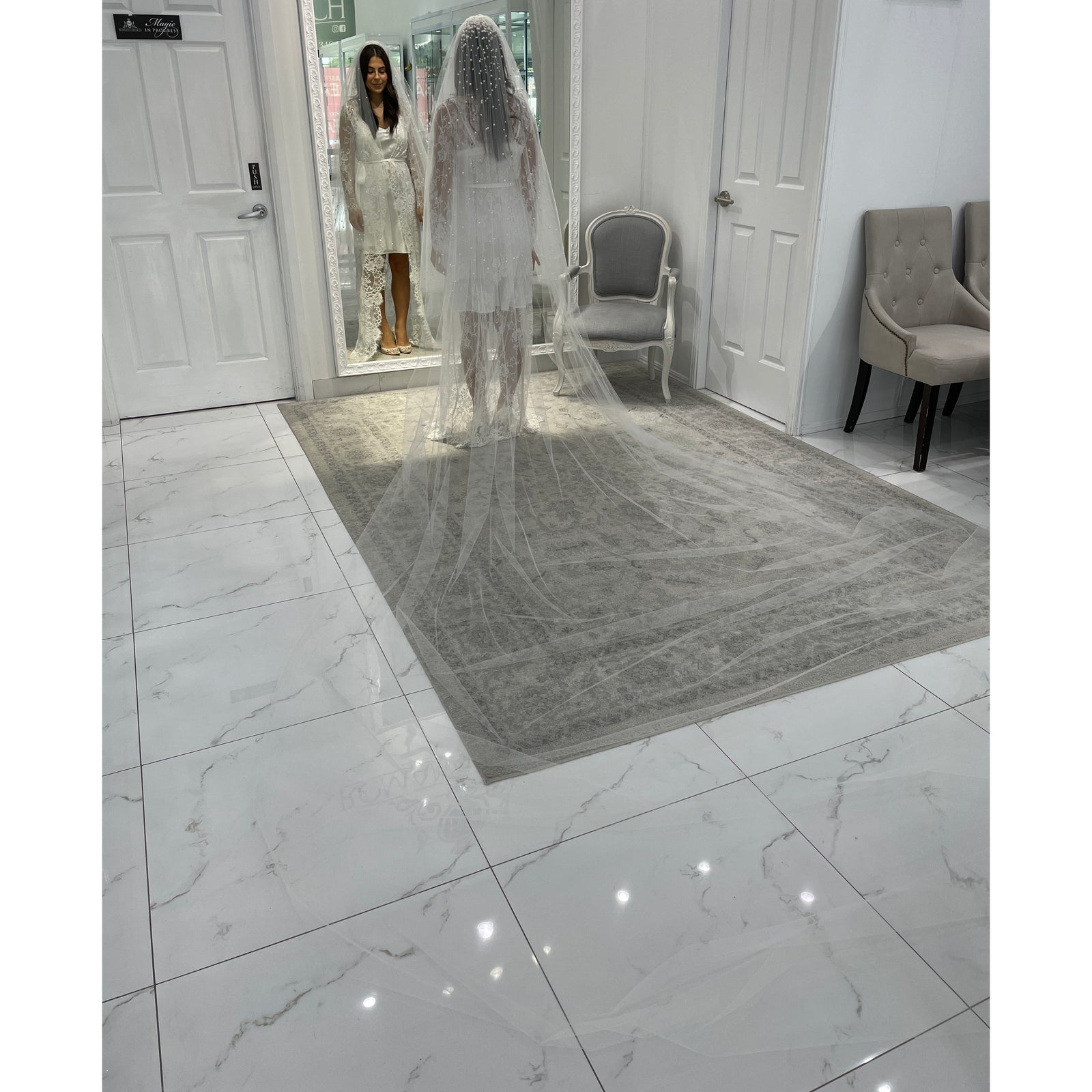 Vienna Pearl Bridal Veil Veils - Traditional