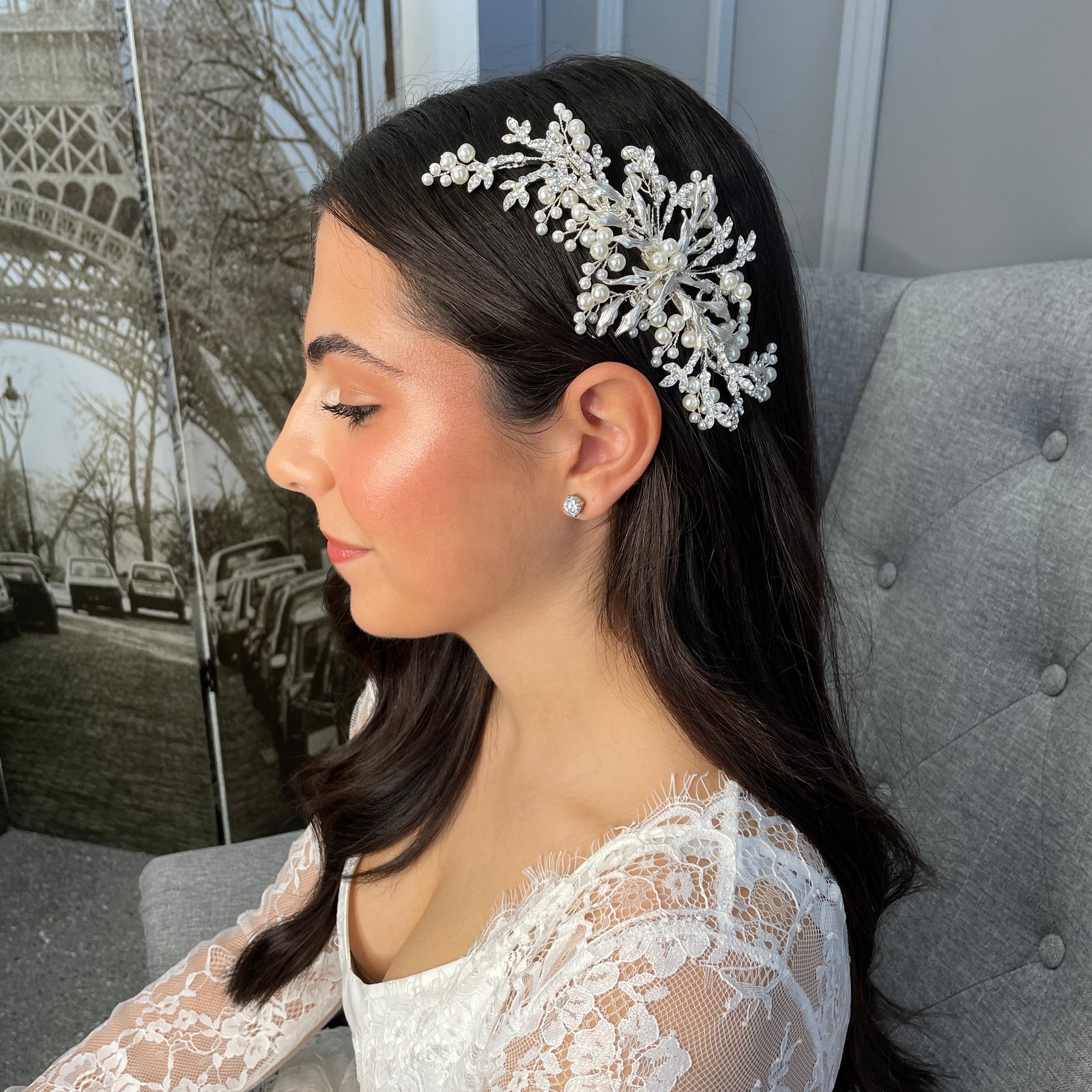 Aspen Pearl Side Hair Clip Hair Accessories - Hair Clip