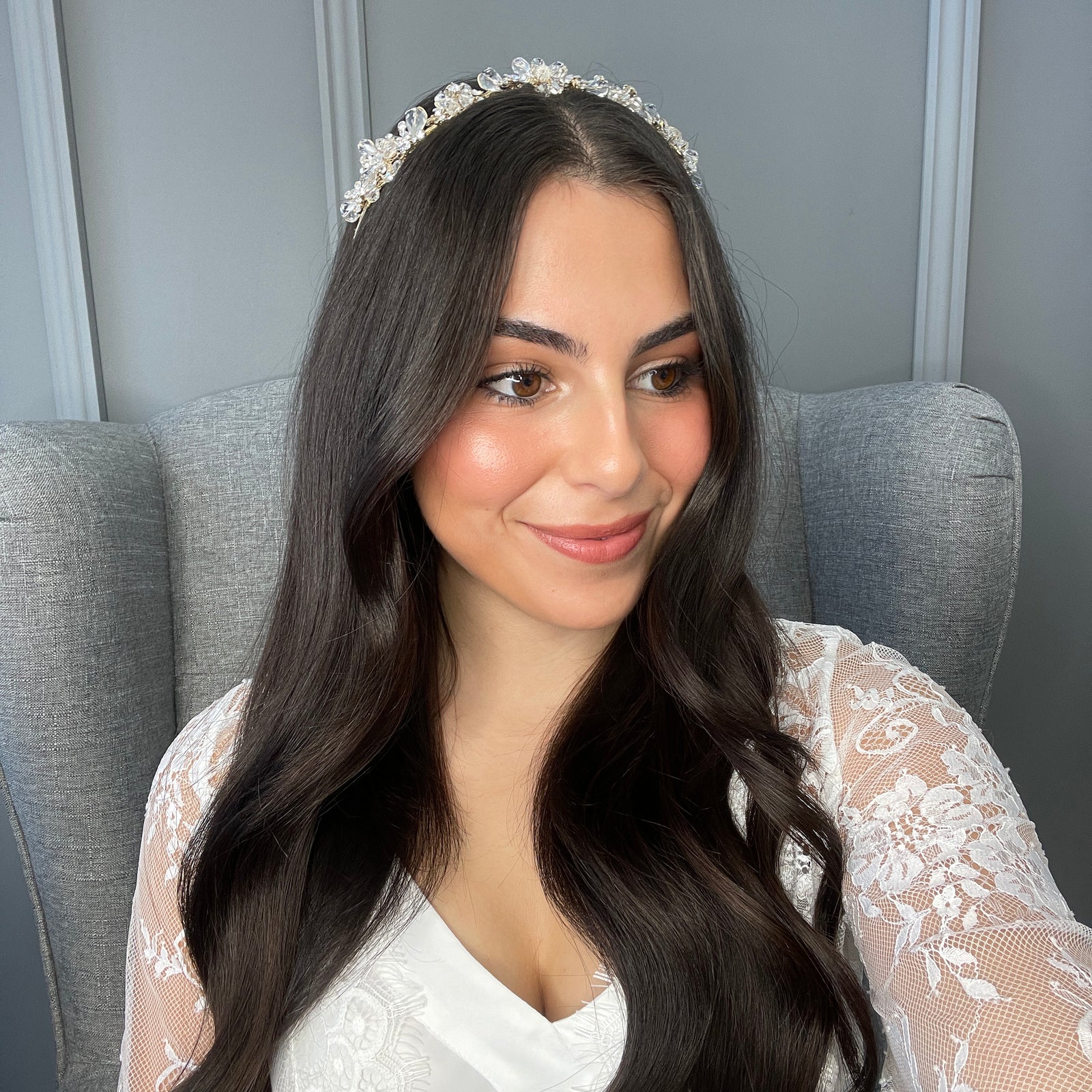 Elene Crystal Bridal Headband Hair Accessories - Headbands,Tiara