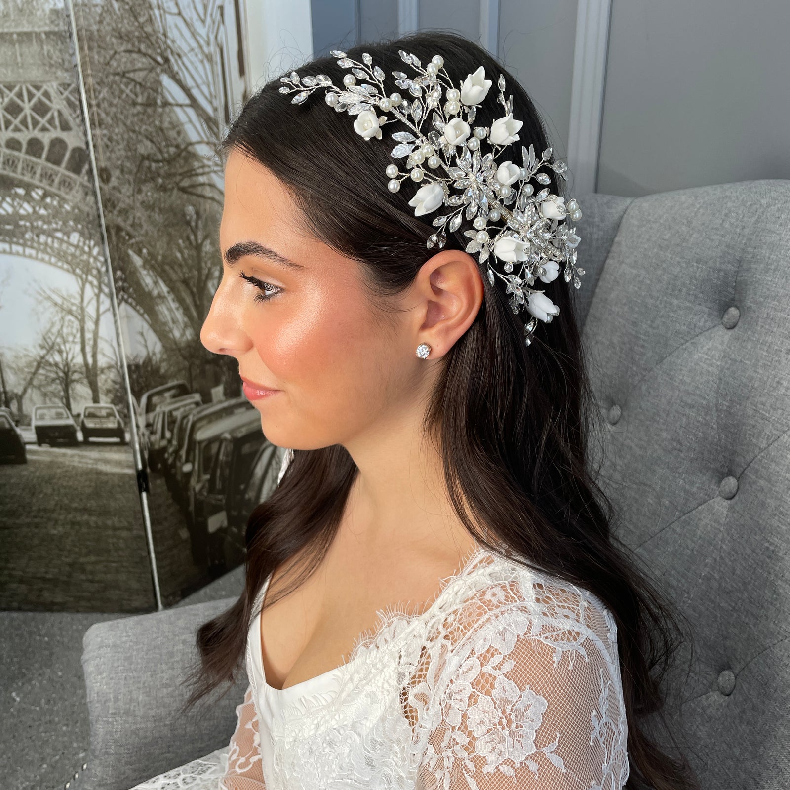 Aina Bridal Headpiece Hair Accessories - Hair Clip