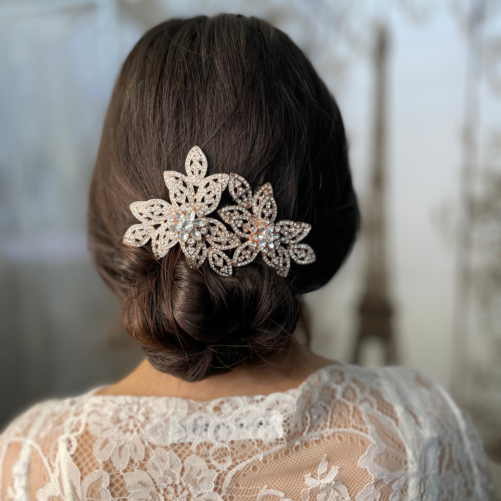 Giverny Bridal Hair Comb Hair Accessories - Hair Comb