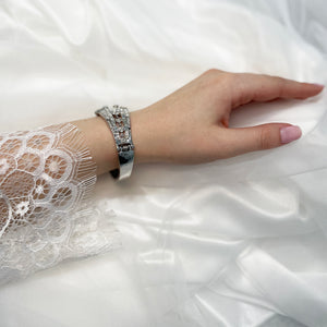 Barbarella Bridal Cuff Bracelet Wedding    