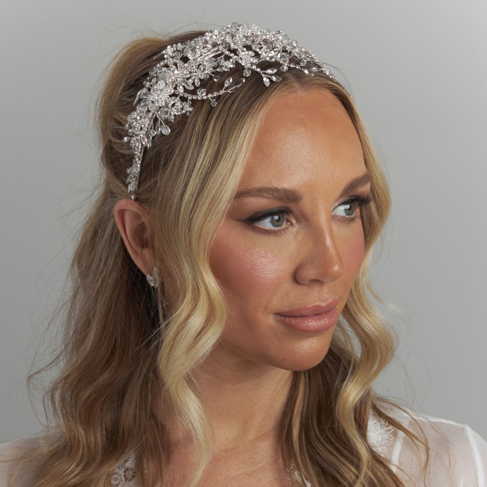 Sonia Bridal Flat Headpiece Hair Accessories - Headpieces