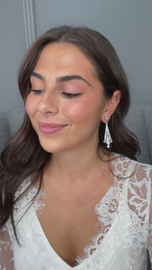 Ambra Bridal Drop Earrings