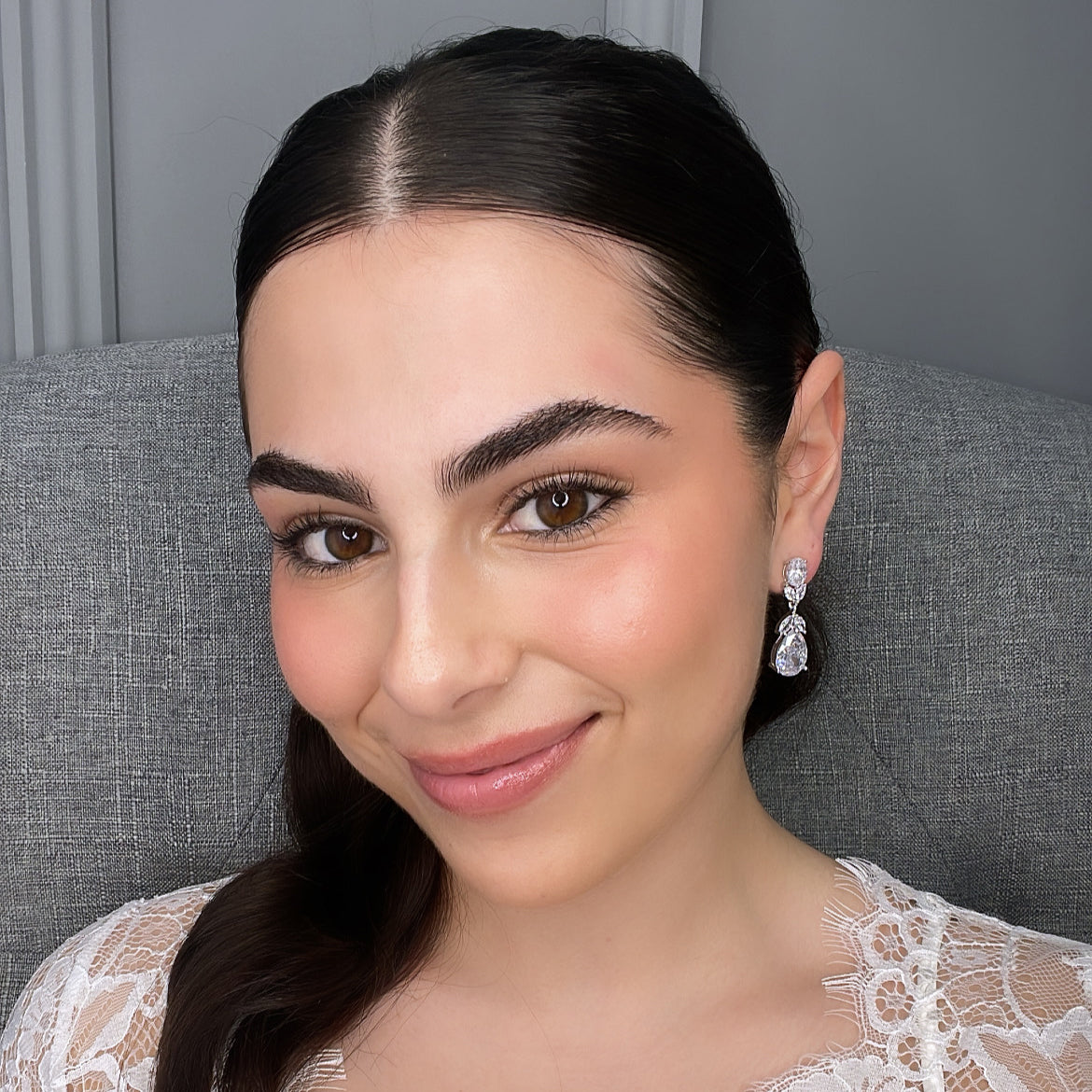 Beynac Bridal Earrings Earrings - Long Drop