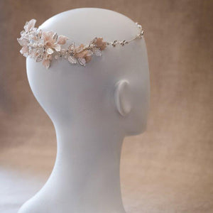 April Bridal Halo Hair Accessories - Bohemian Halo, Circlet    