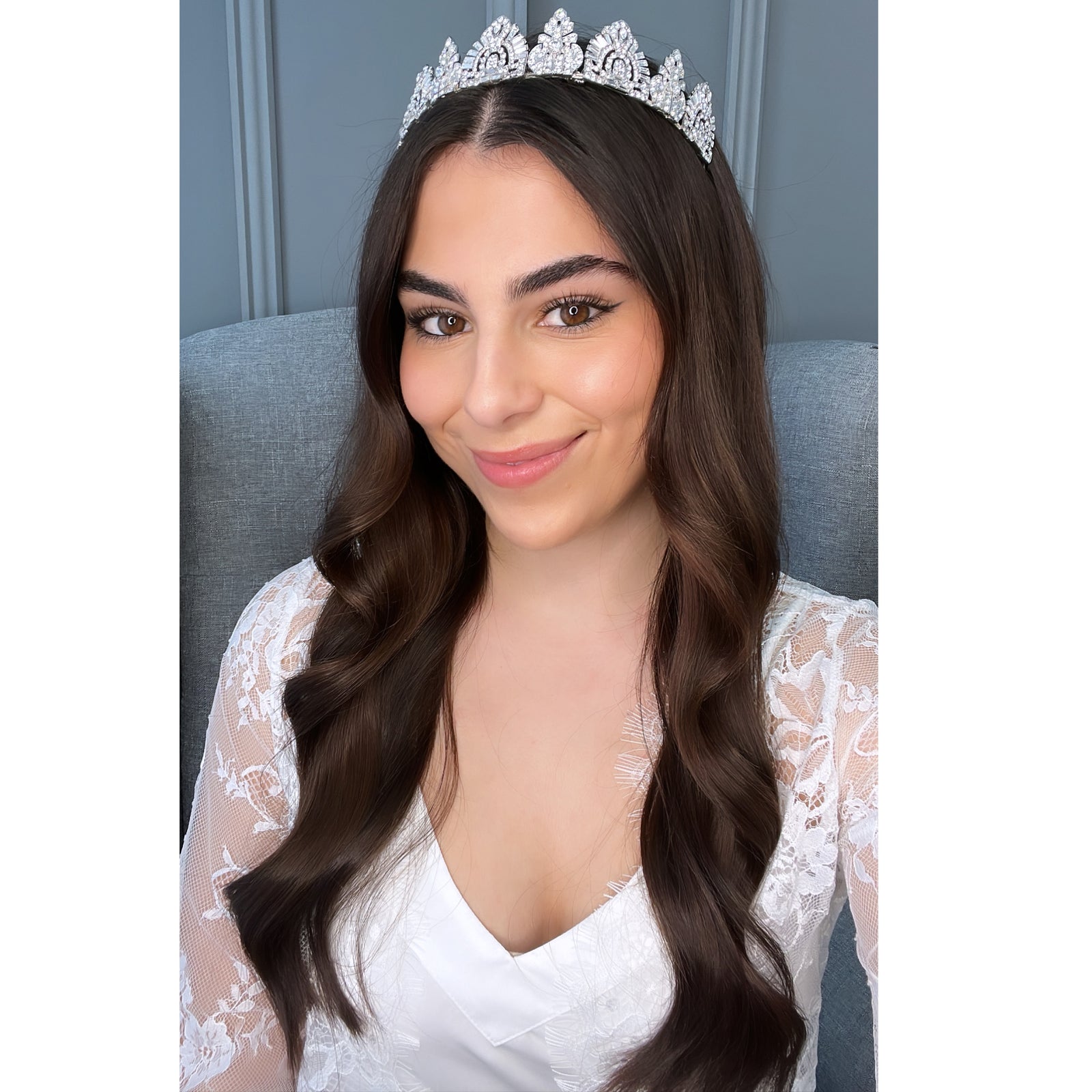 Astoria Crystal Bridal Tiara Hair Accessories - Tiara & Crown