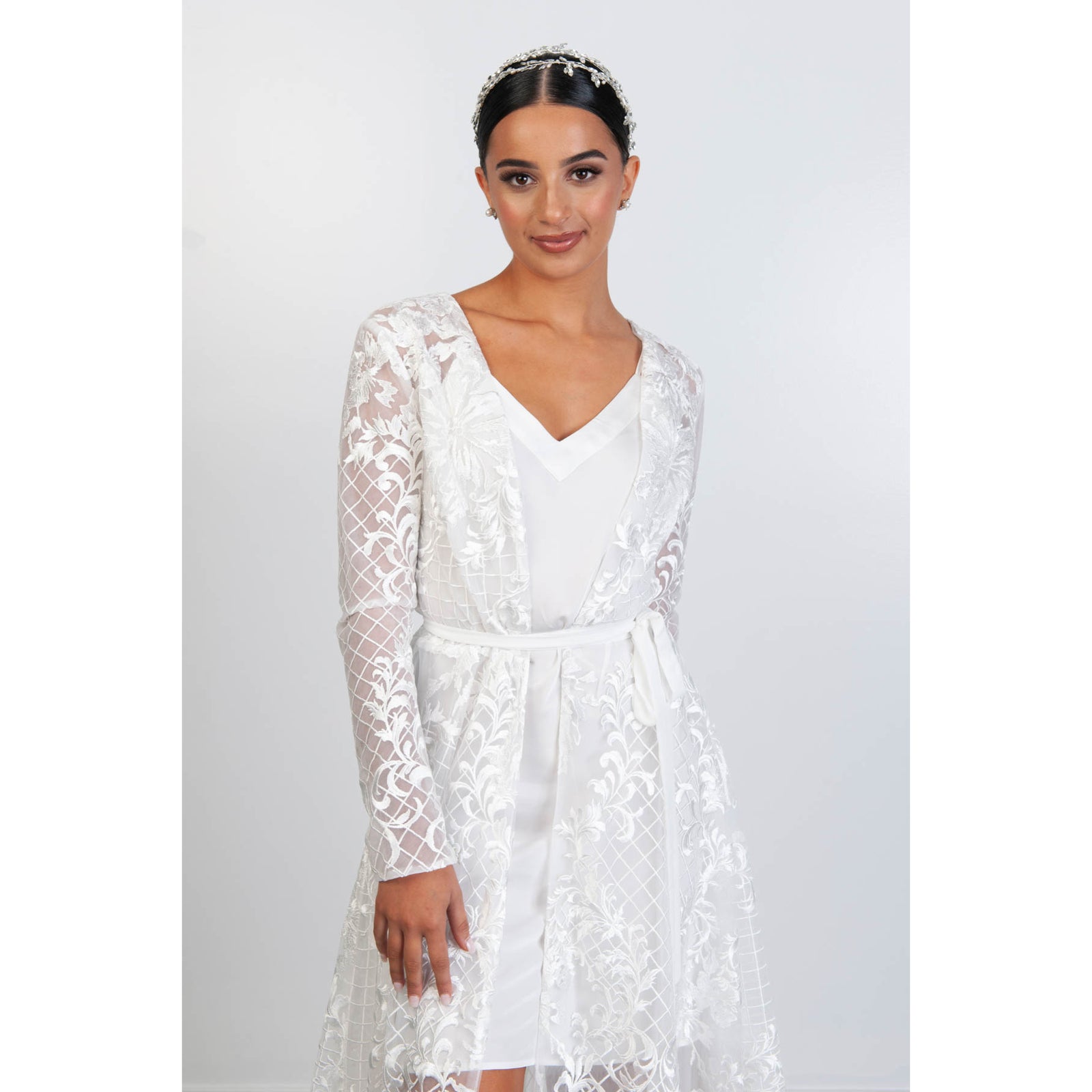 Stellissima Luxury Bridal Robe Bridal Lingerie - Robe