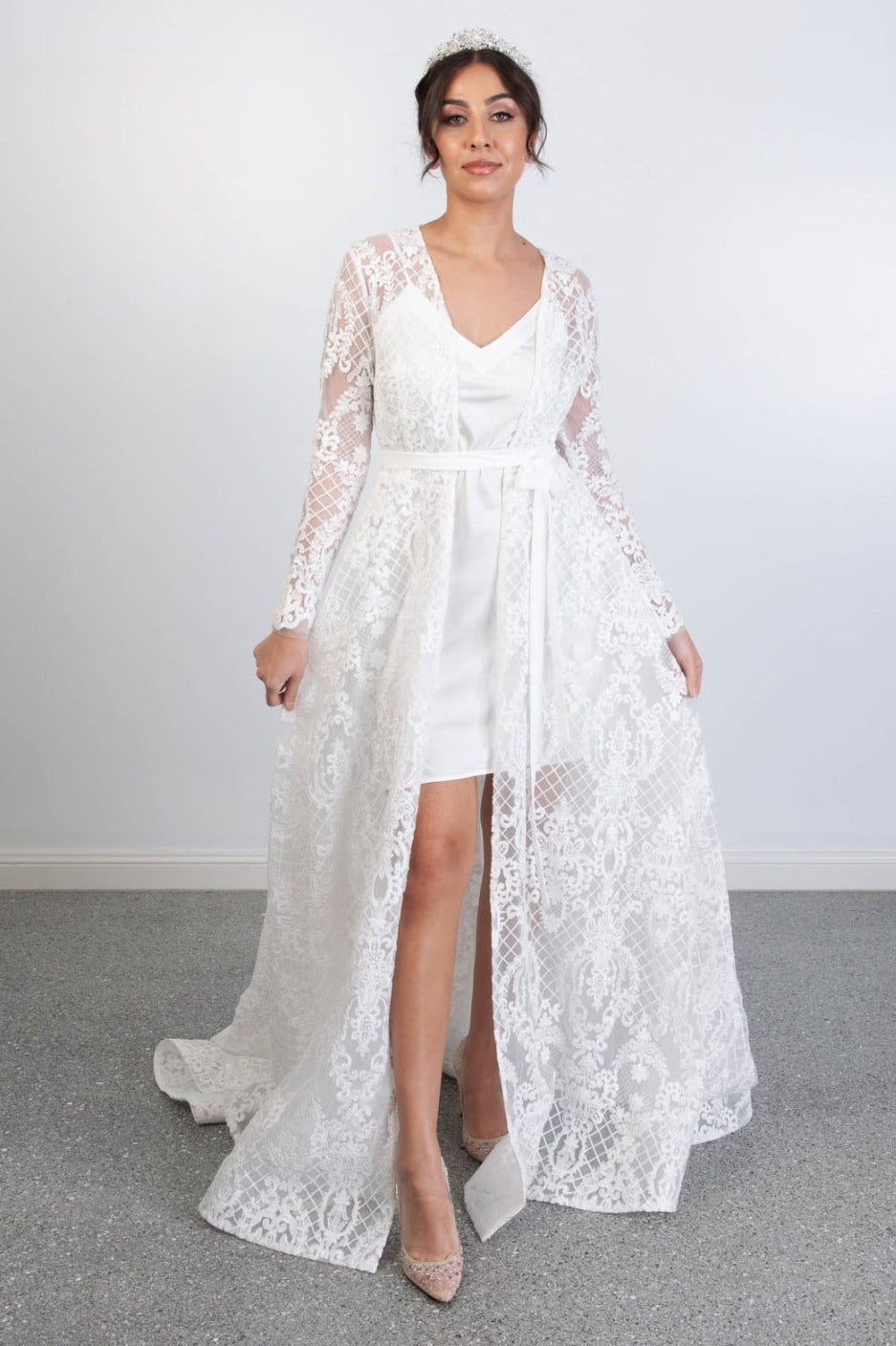 Mary Bridal Luxury Robe Bridal Lingerie - Robe