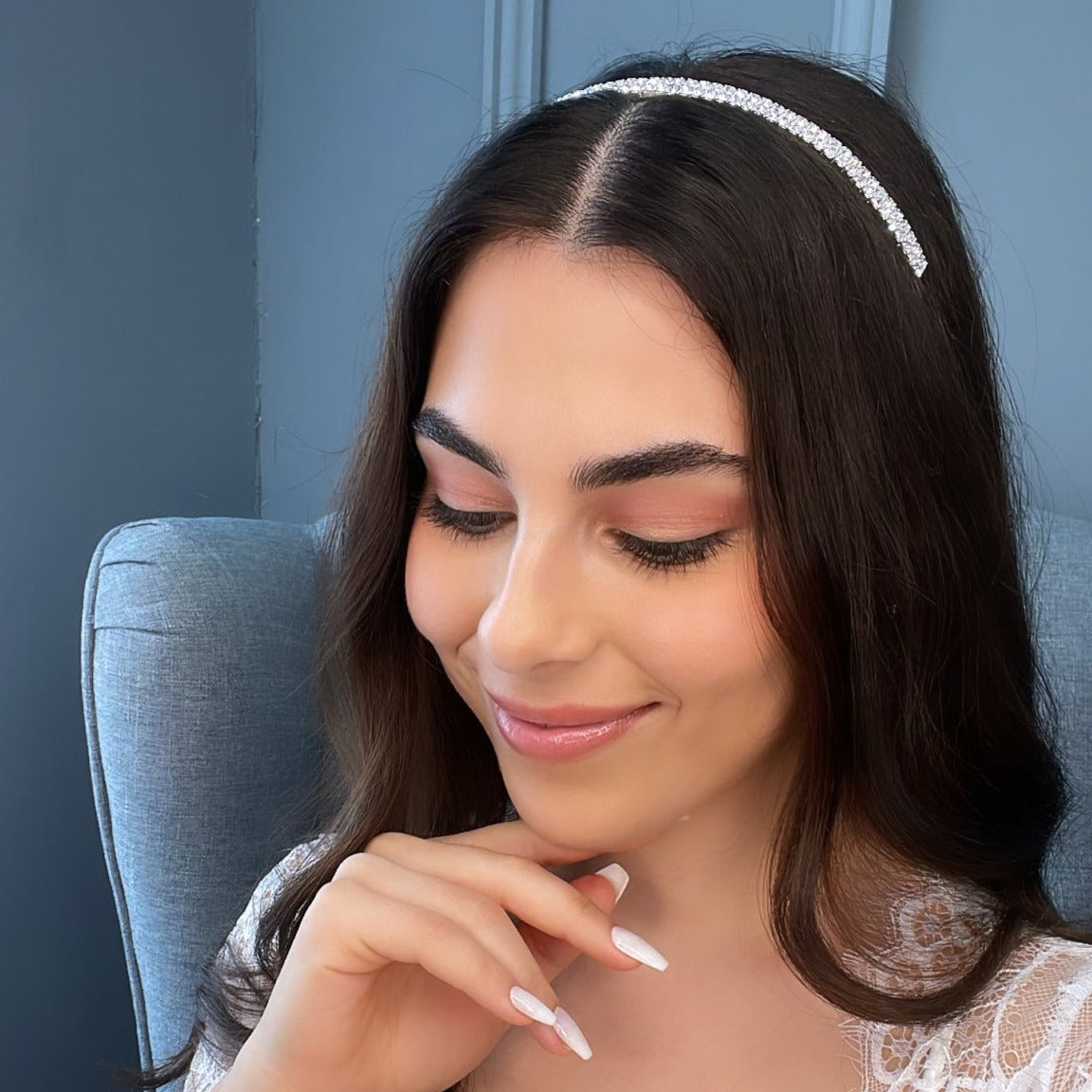 Juliana Crystal Bridal Headband Hair Accessories - Headbands,Tiara