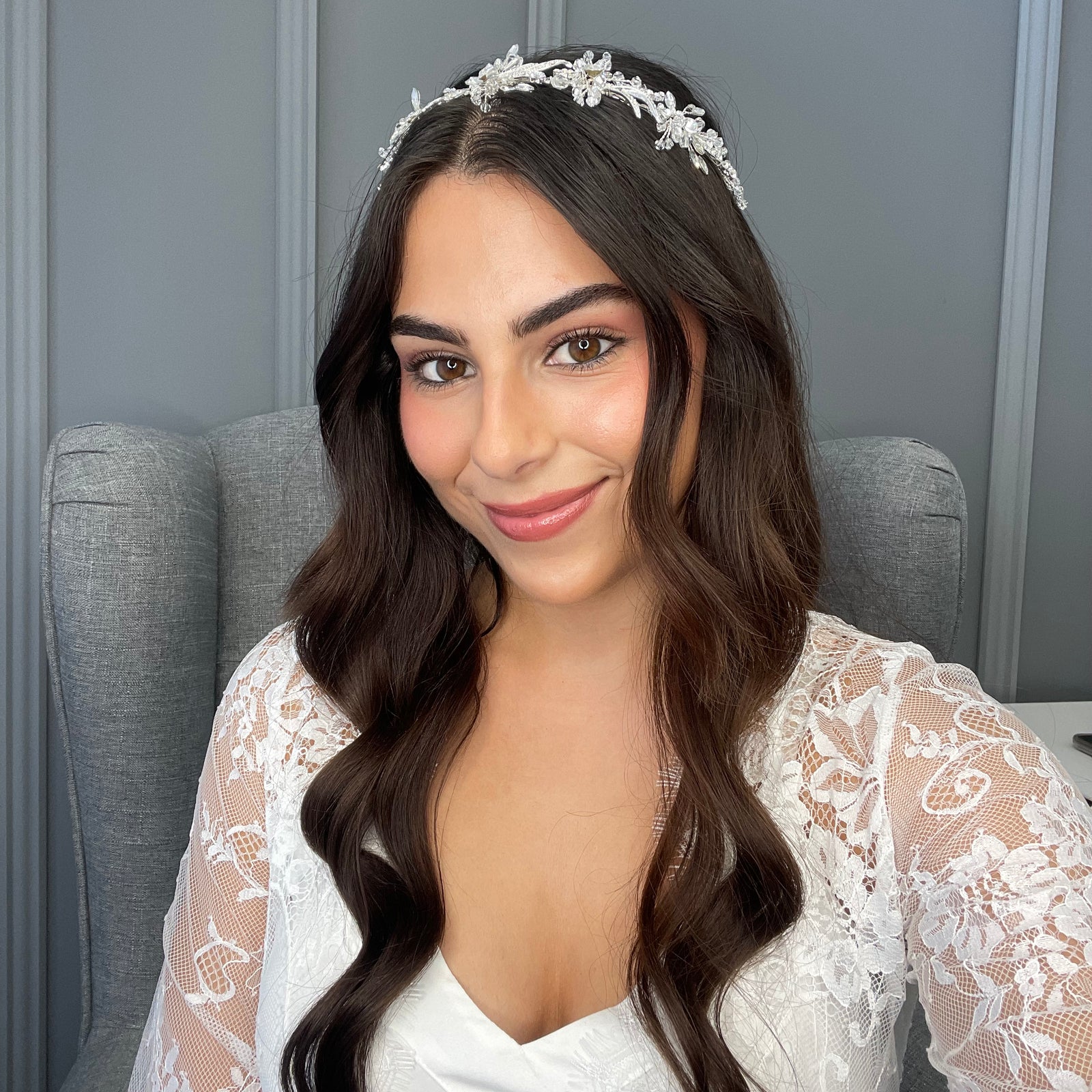 Callie Crystal Bridal Hair Vine Hair Accessories - Headpieces