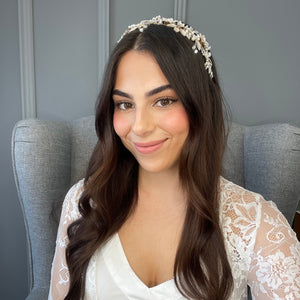 Sirene Bridal Headband Hair Accessories - Headbands,Tiara  Gold  