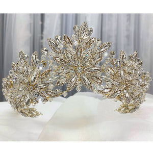 Ottilie Crown Hair Accessories - Tiara & Crown    