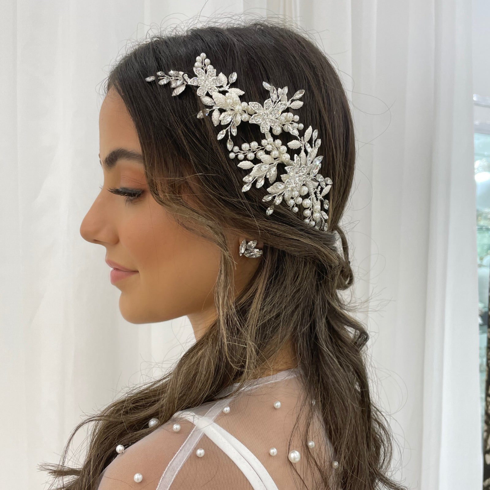 Lena Bridal Headpiece Hair Accessories - Hair Clip