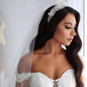 Japonica Bridal Crown Hair Accessories - Tiara & Crown    