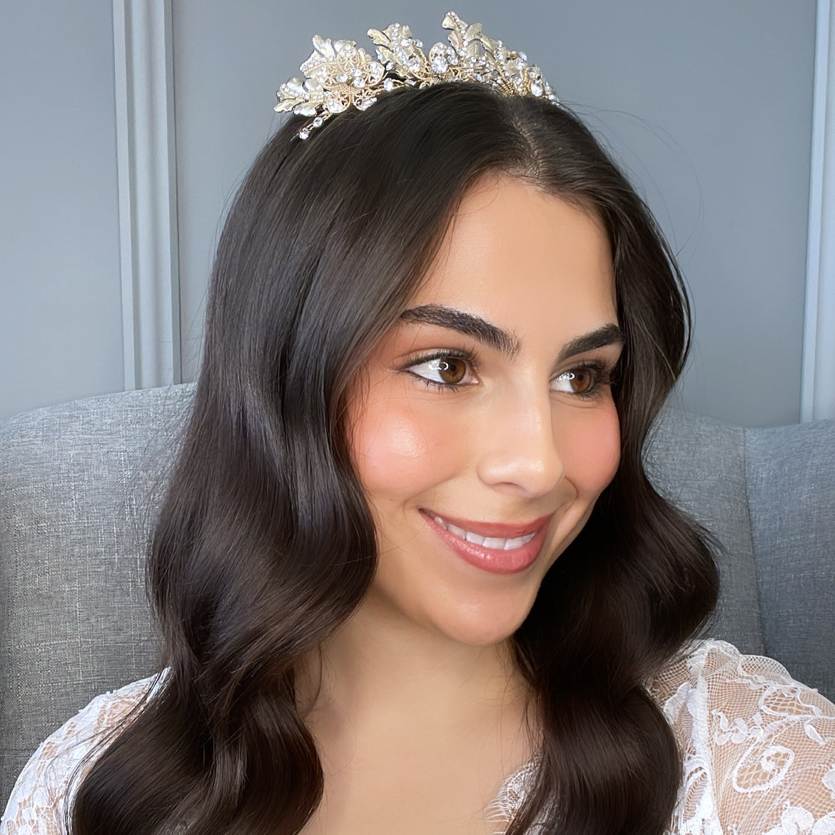Raakel Crystal Bridal Crown Hair Accessories - Tiara &amp; Crown
