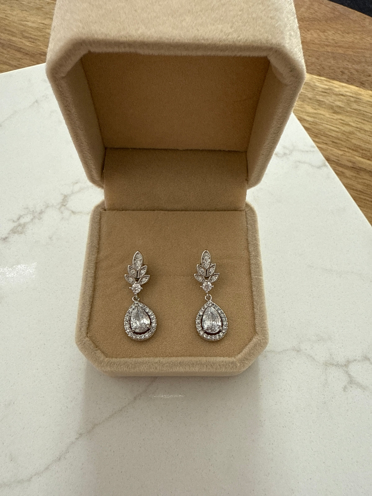 Clarissa Crystal Drop Earrings