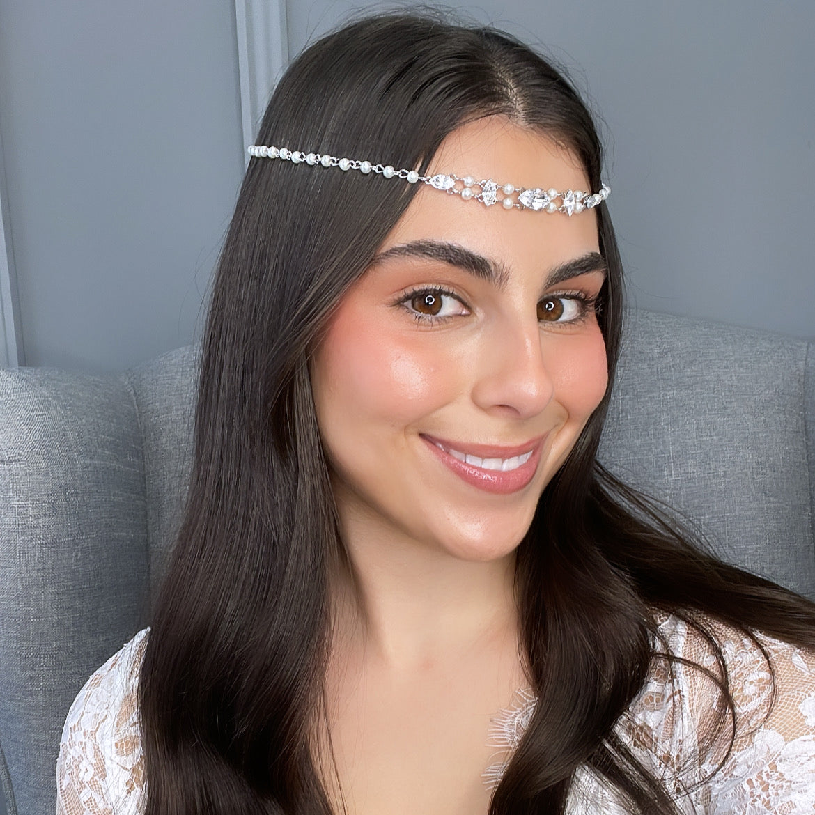 Corey Crystal Bridal Halo Hair Accessories - Bohemian Halo, Circlet