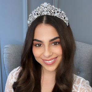 Jenna Bridal Tiara Hair Accessories - Tiara & Crown    