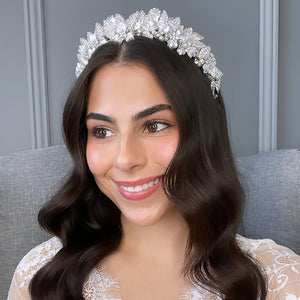 Layelle Bridal Crown Hair Accessories - Tiara & Crown    