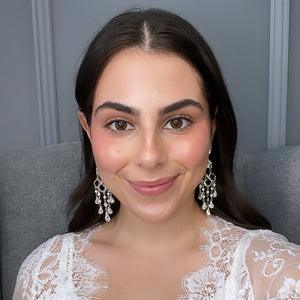 Lisa Bridal Drop Earrings Earrings - Long Drop    