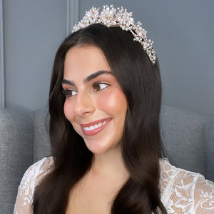 Gilene Double Crown Hair Accessories - Tiara & Crown    