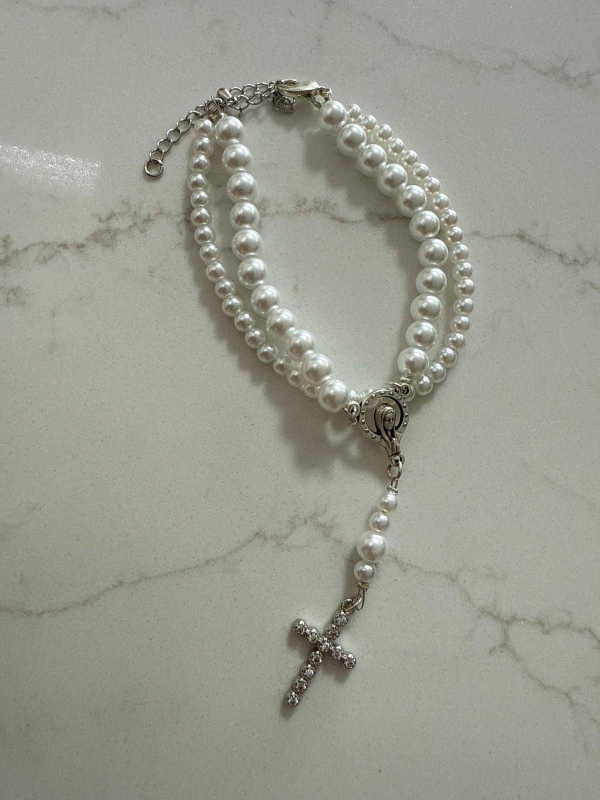 Davina Double Rosary Bracelet