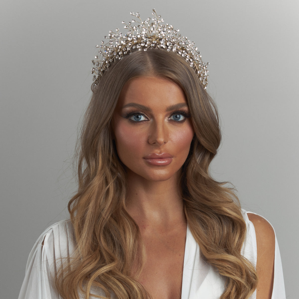 Aalia Crystal Bridal Headpiece Hair Accessories - Headpieces
