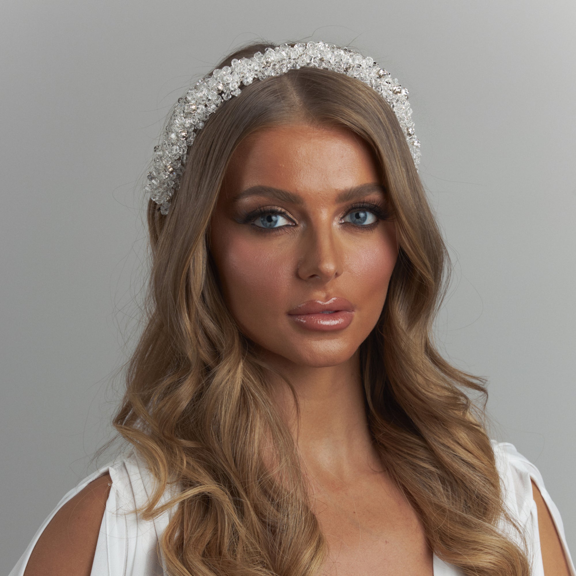 Adelaide Crystal Bridal Headband Hair Accessories - Headbands,Tiara