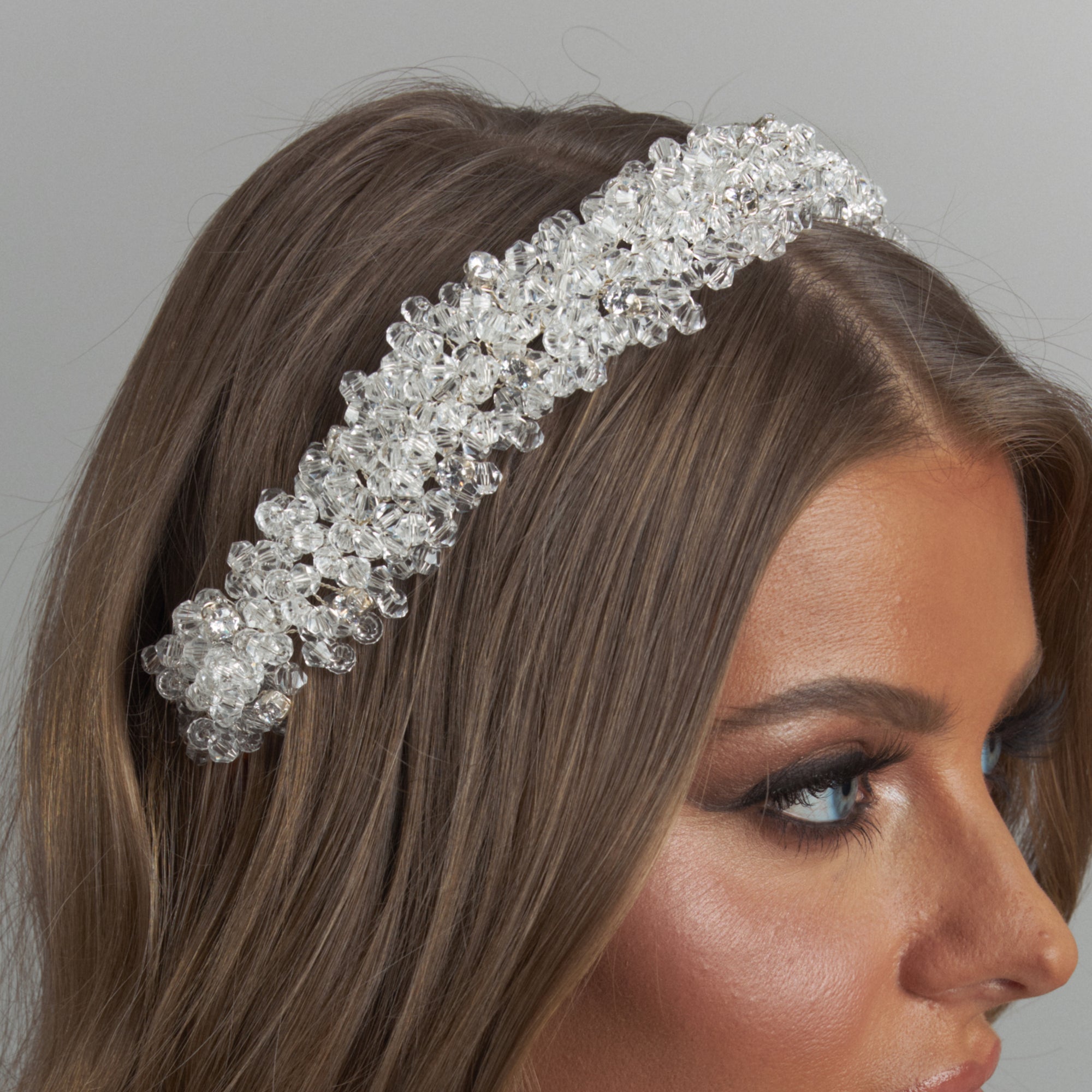 Adelaide Crystal Bridal Headband Hair Accessories - Headbands,Tiara