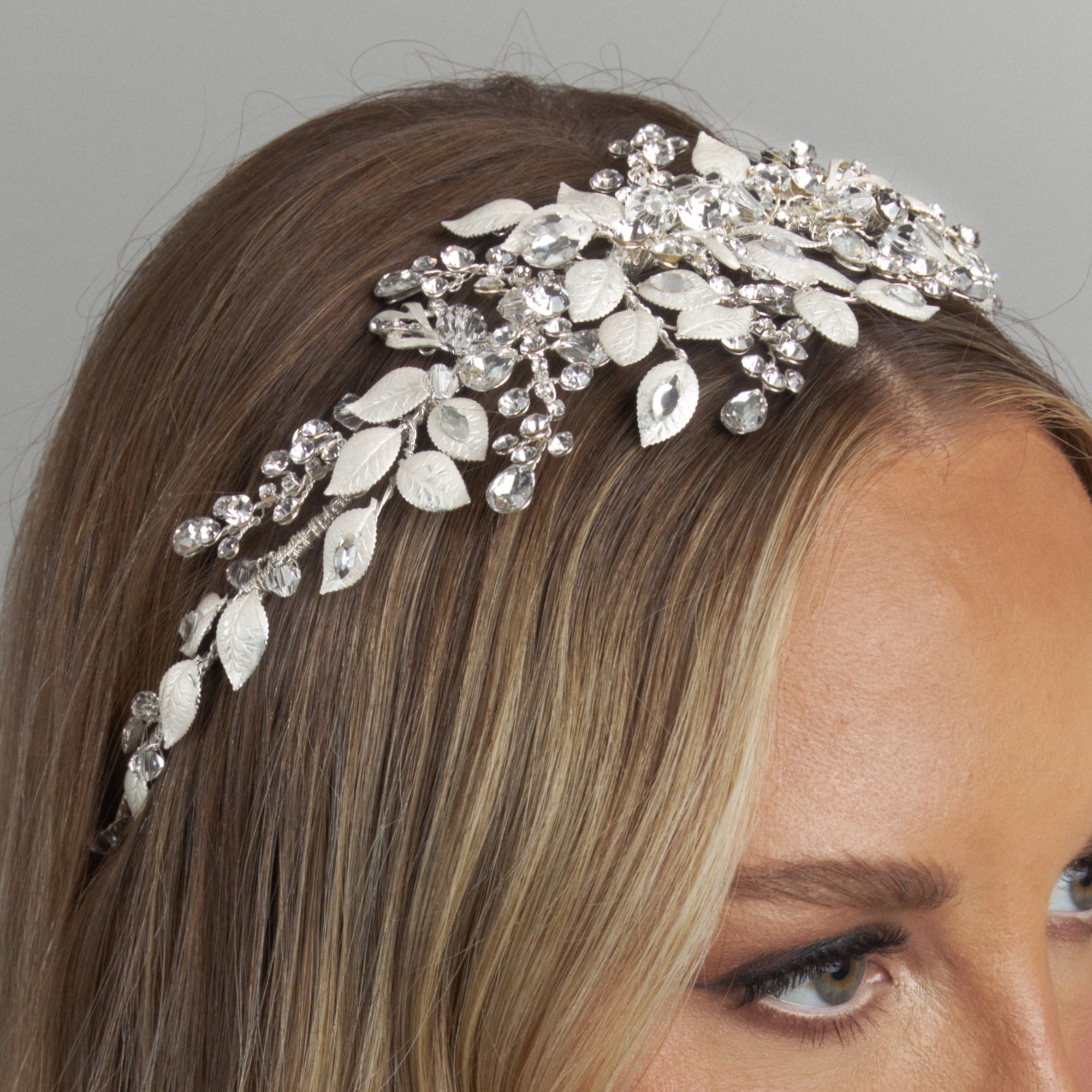 Alilia Crystal Bridal Headpiece Hair Accessories - Headpieces