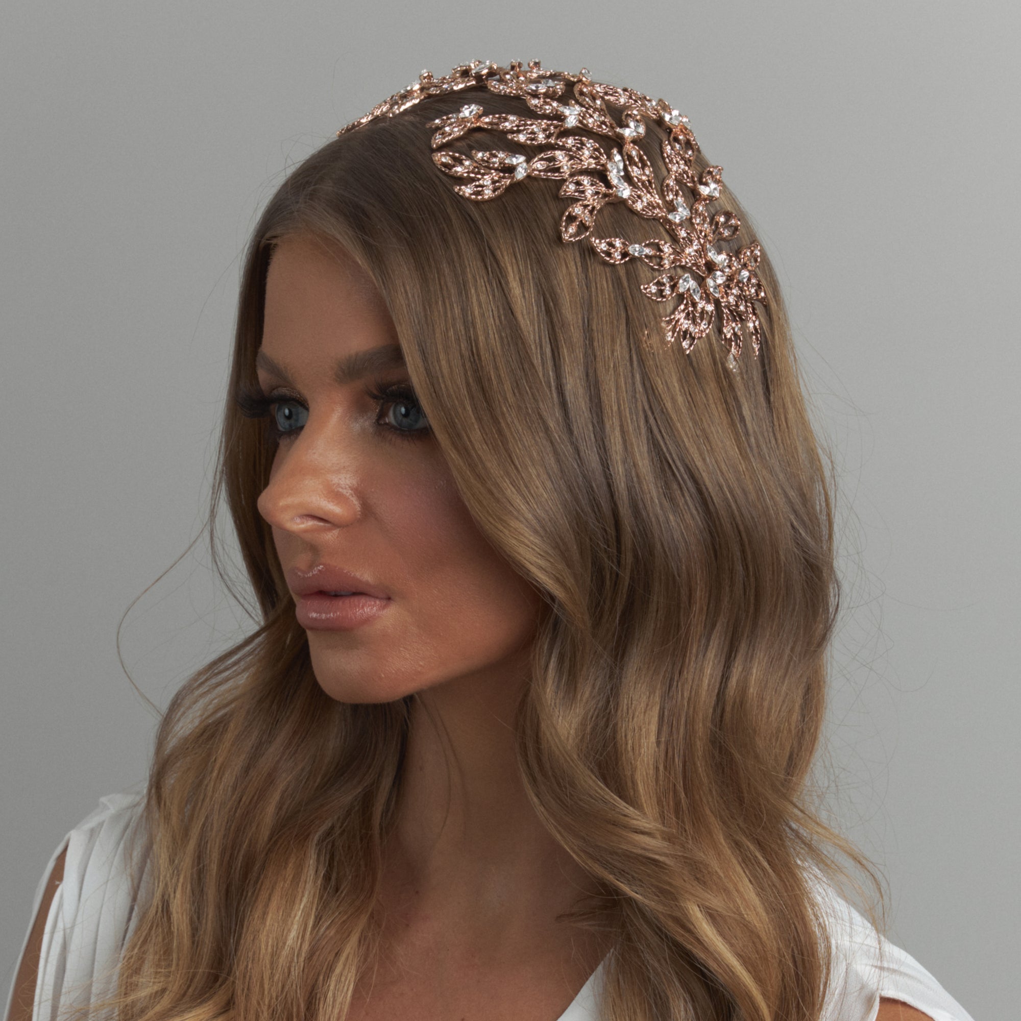 Austeria Bridal Flat Headpiece Hair Accessories - Headpieces