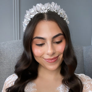 Layelle Bridal Crown Hair Accessories - Tiara & Crown    