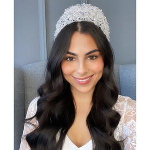 Elliette Bridal Crown Hair Accessories - Tiara & Crown    