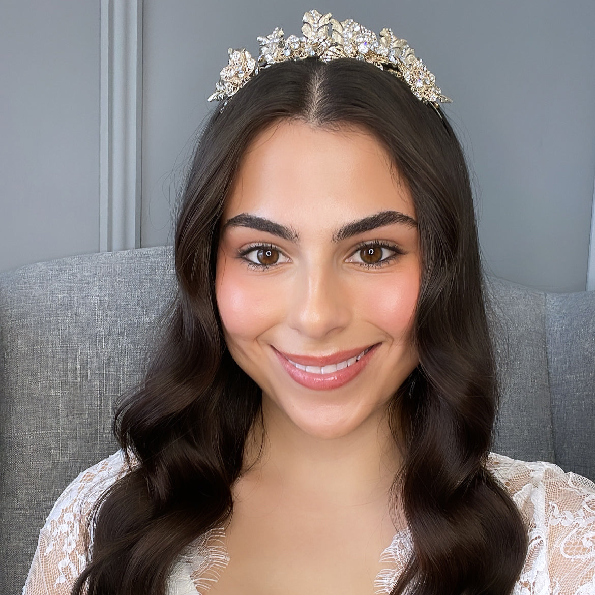 Raakel Crystal Bridal Crown Hair Accessories - Tiara &amp; Crown