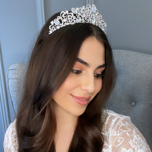 Jenna Bridal Tiara Hair Accessories - Tiara & Crown    