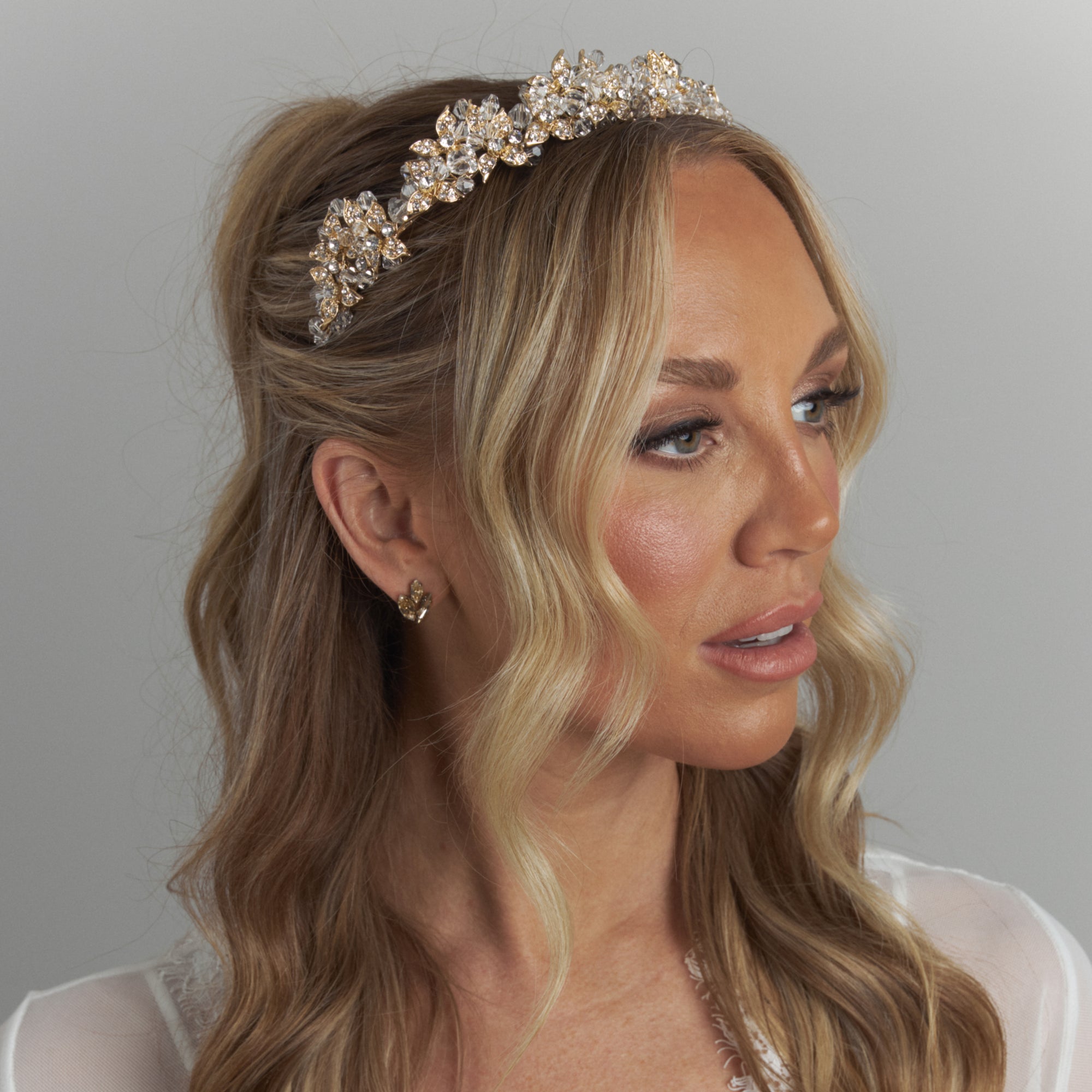 Dani Crystal Headband Hair Accessories - Headbands,Tiara