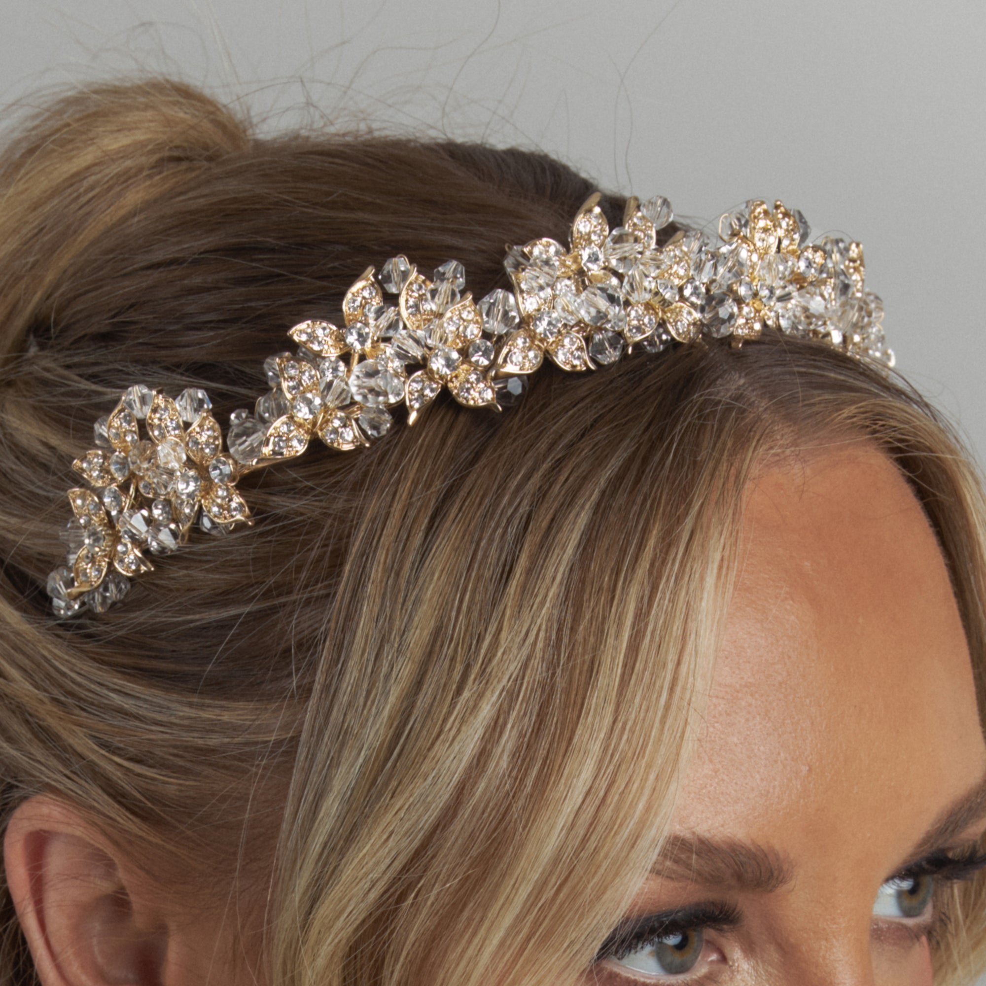 Dani Crystal Headband Hair Accessories - Headbands,Tiara