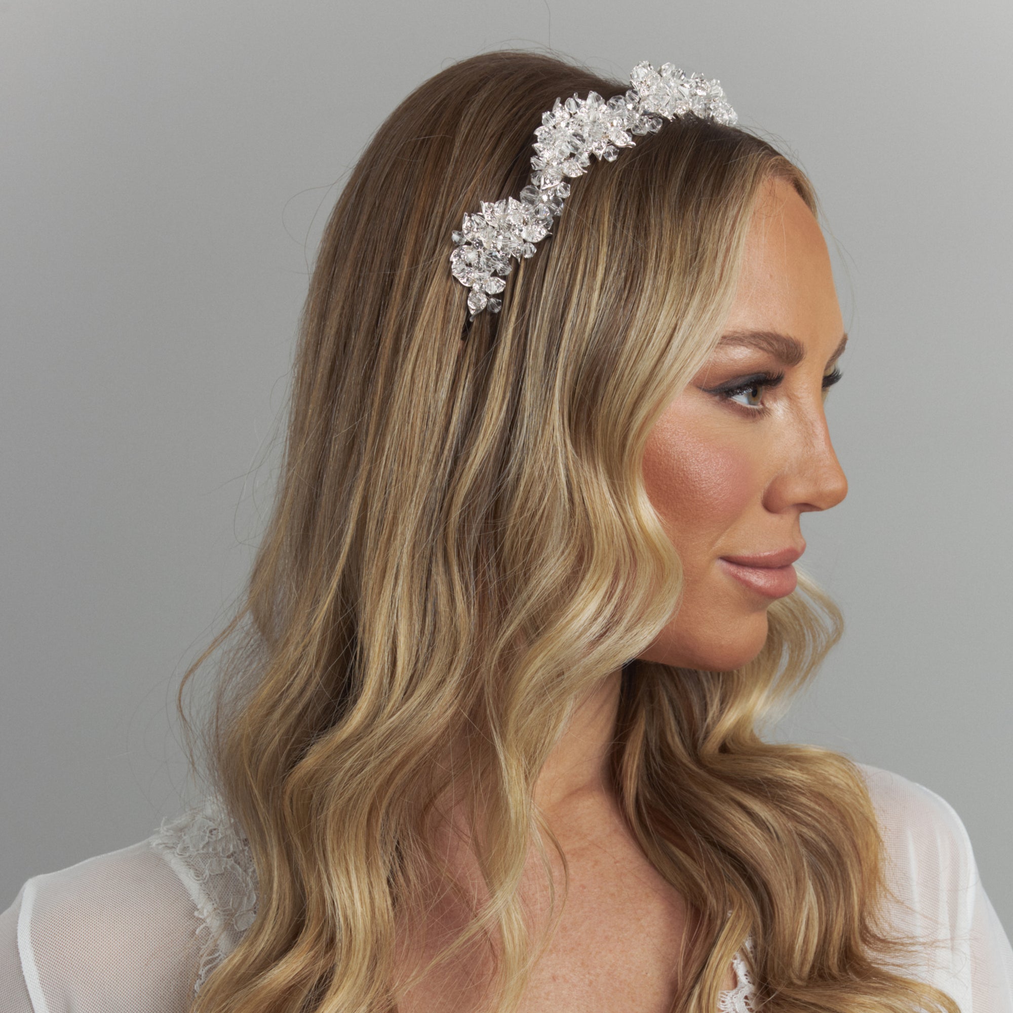 Dani Crystal Headband Hair Accessories - Headbands,Tiara