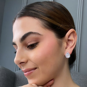 Sevran Bridal Earrings Clip On Earrings - Classic Stud    