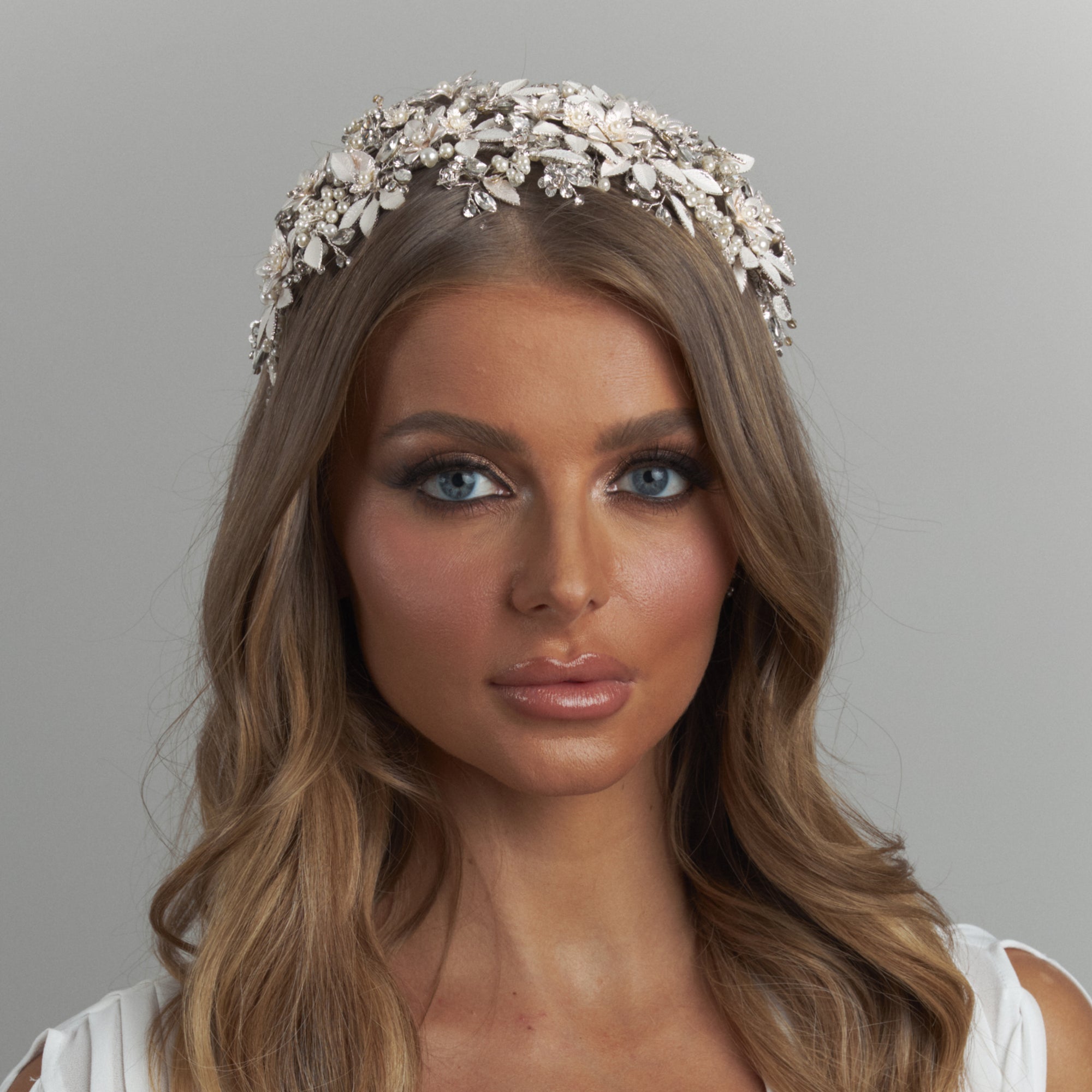 Eleanor Bridal Headpiece Hair Accessories - Headpieces