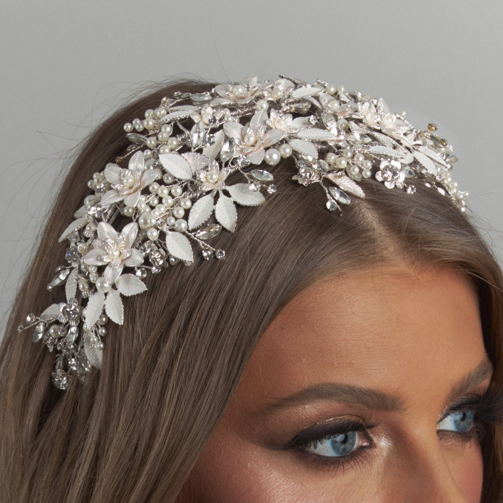 Eleanor Bridal Headpiece Hair Accessories - Headpieces