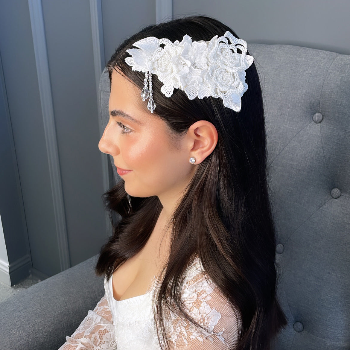 Dajana Bridal Headpiece Hair Accessories - Hair Comb    
