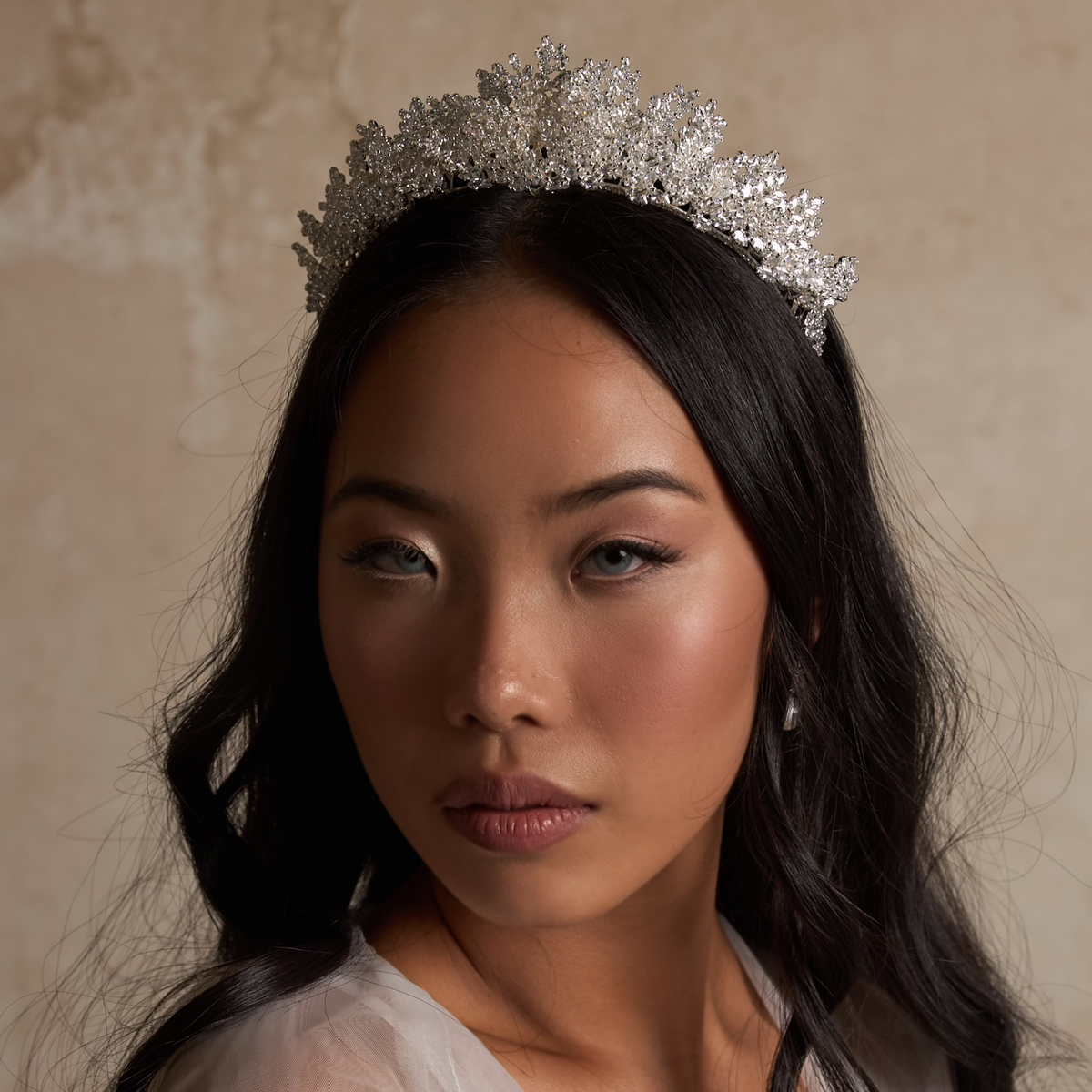 Acilia Crystal Bridal Crown Hair Accessories - Tiara &amp; Crown