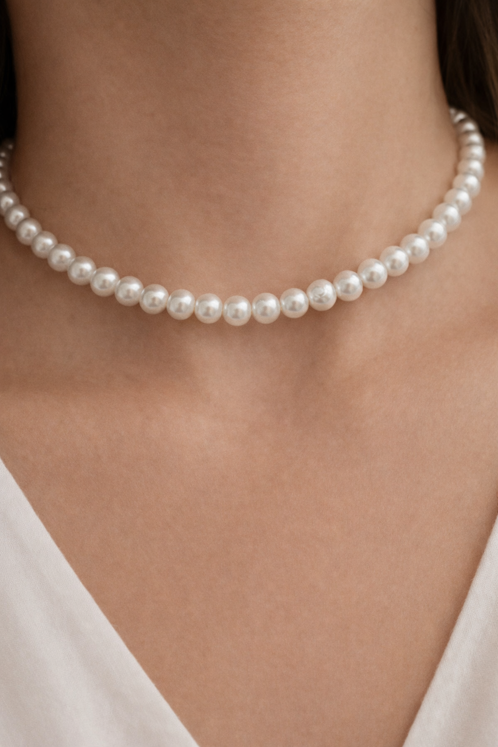 Willow Pearl Choker Necklace