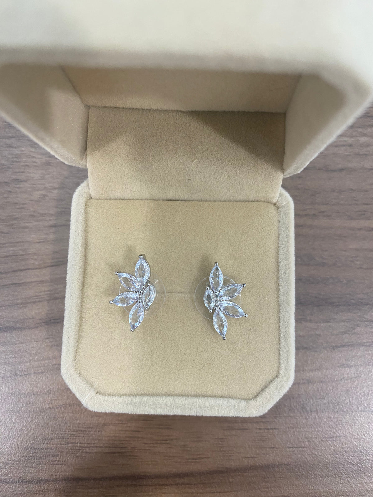 Priscilla Bridal Crystal Earrings Bridal Earrings