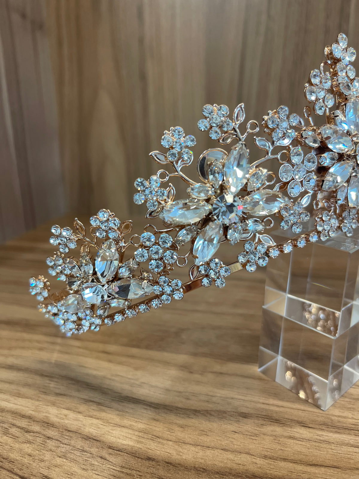 Vanya Bridal Crown - Rose Gold