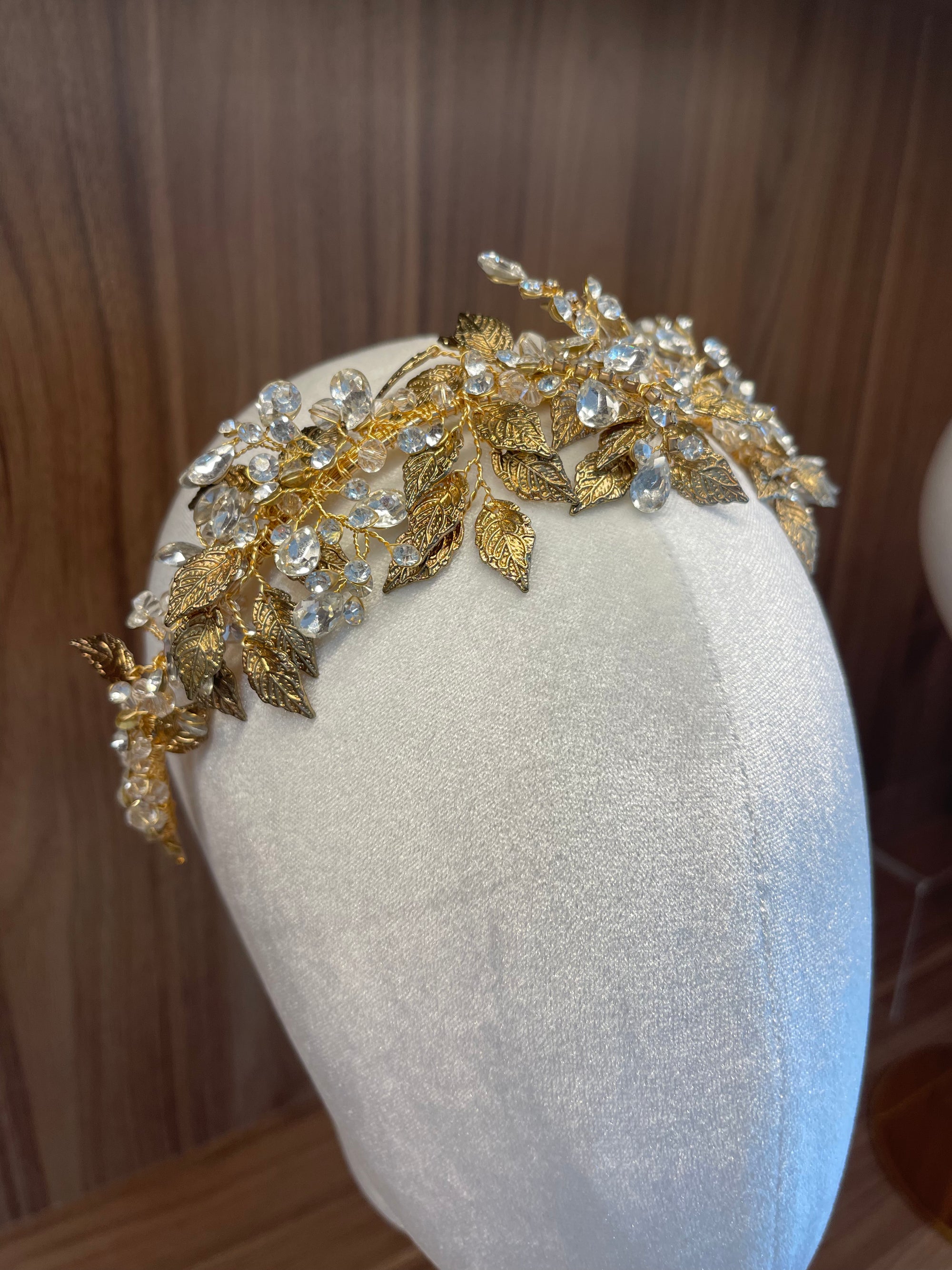 Dimity Flat Headpiece - Gold